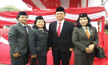 Apel dalam memperingati HUT RI ke 72