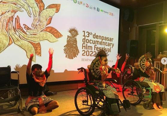 Menghadiri acara Denpasar Documentary Film Festival ke 13 th 2022, di awali dengan Tari Nusantara da