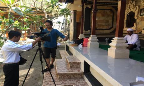 shotting sanghyang jaran di desa sanur kaja